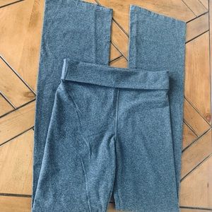 VSX Sexy Sport Foldover flared leg Yoga pants leggings Size XS charcoal grey